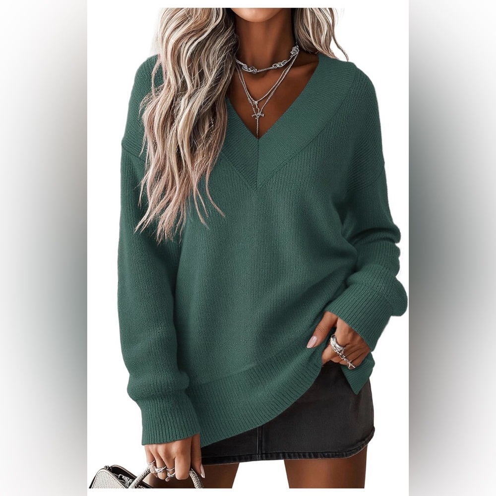 🆕Women's V-Neck Knit Sweater
